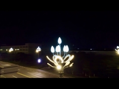 Aluminium Parking Lot  LED Pole Street Lights 200W 100-265V